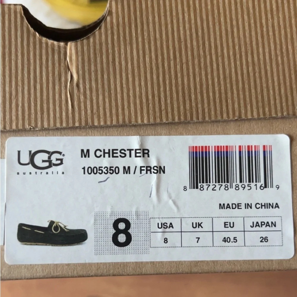 UGG Australia Chester Forst Green Men's Casual Loafer Shoes - Picture 11 of 11